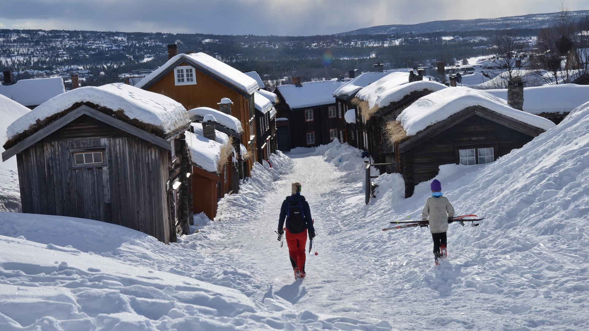 Ski-langrenn-Røros-sentrum-vinter