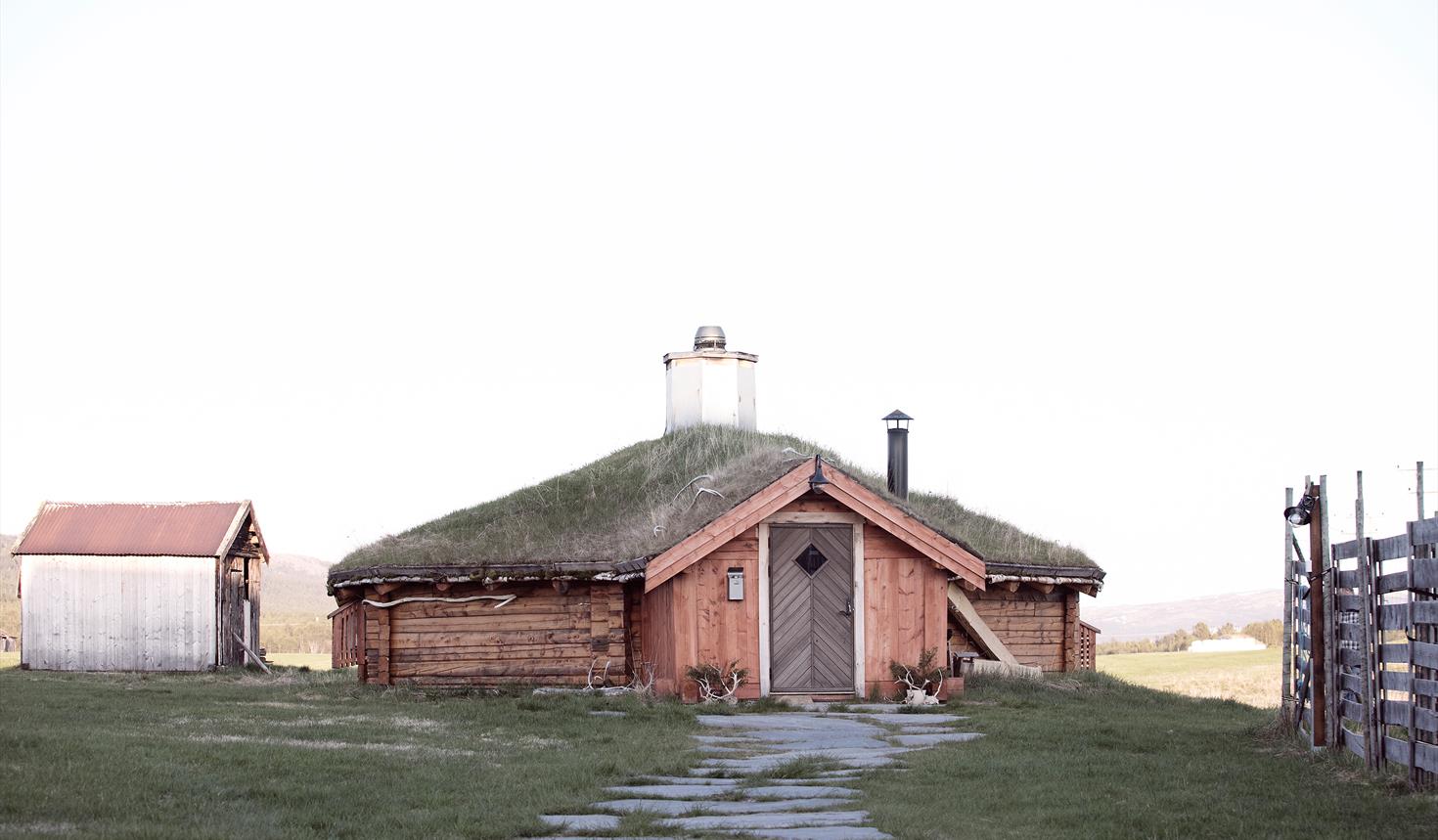 The Sami turf hut at Rørosrein