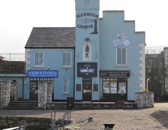 Exterior of Ebb & Flow gift and craft shop in Carnlough