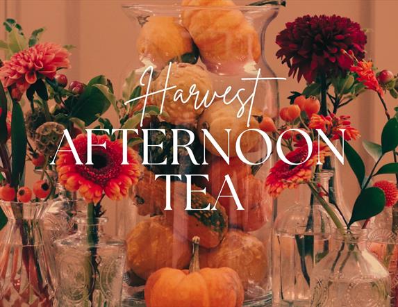 An elegant Harvest afternoon tea
