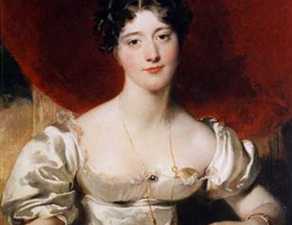 The engagement painting of Lady France Anne Vane-Tempest by Sir Thomas Lawrence, 1818.