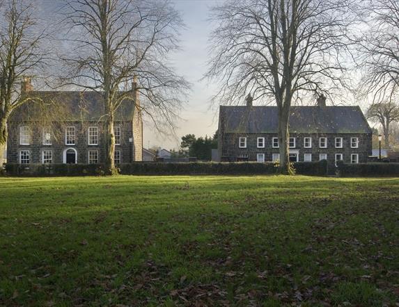 Houses by the square in Gracehill