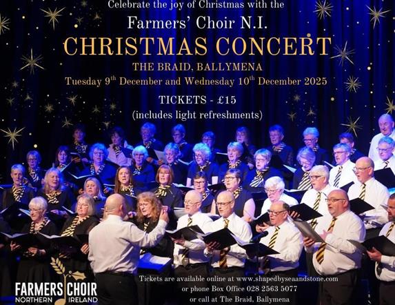 Farmers' Choir NI Christmas concerts at the Braid