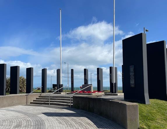 War Memorial Park at Marine Gardens in Carrickfergus