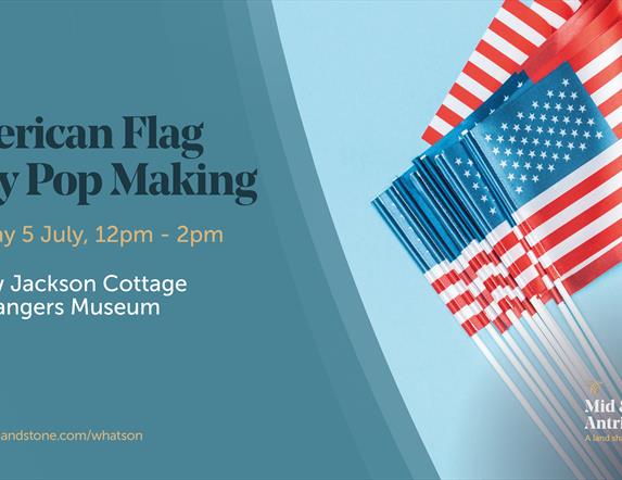 Children's Craft Drop-In: American Flag Lolly Pop Making!