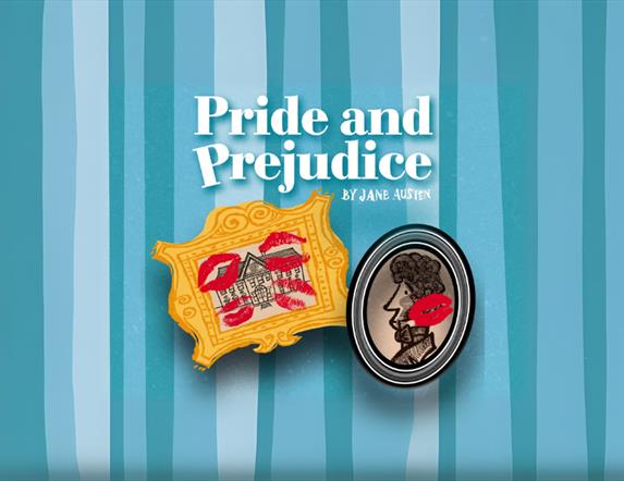 A poster image for Pride & Prejudice outdoor theatre event.