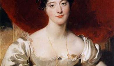 The engagement painting of Lady France Anne Vane-Tempest by Sir Thomas Lawrence, 1818.