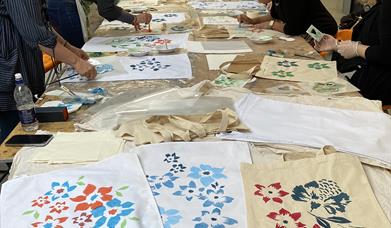 textile stencil workshop