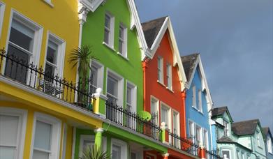 Whitehead seafront houses