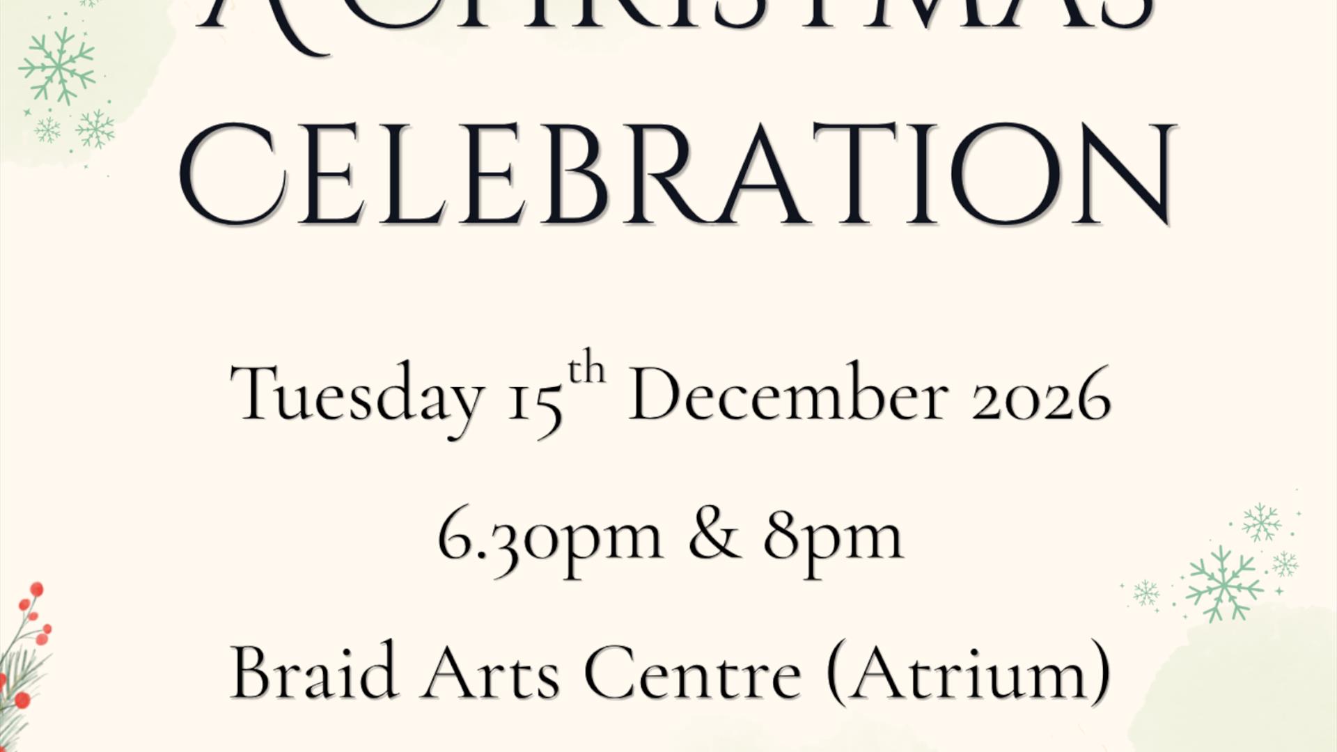 Ballymena Chamber Orchestra Presents - A Christmas Celebration