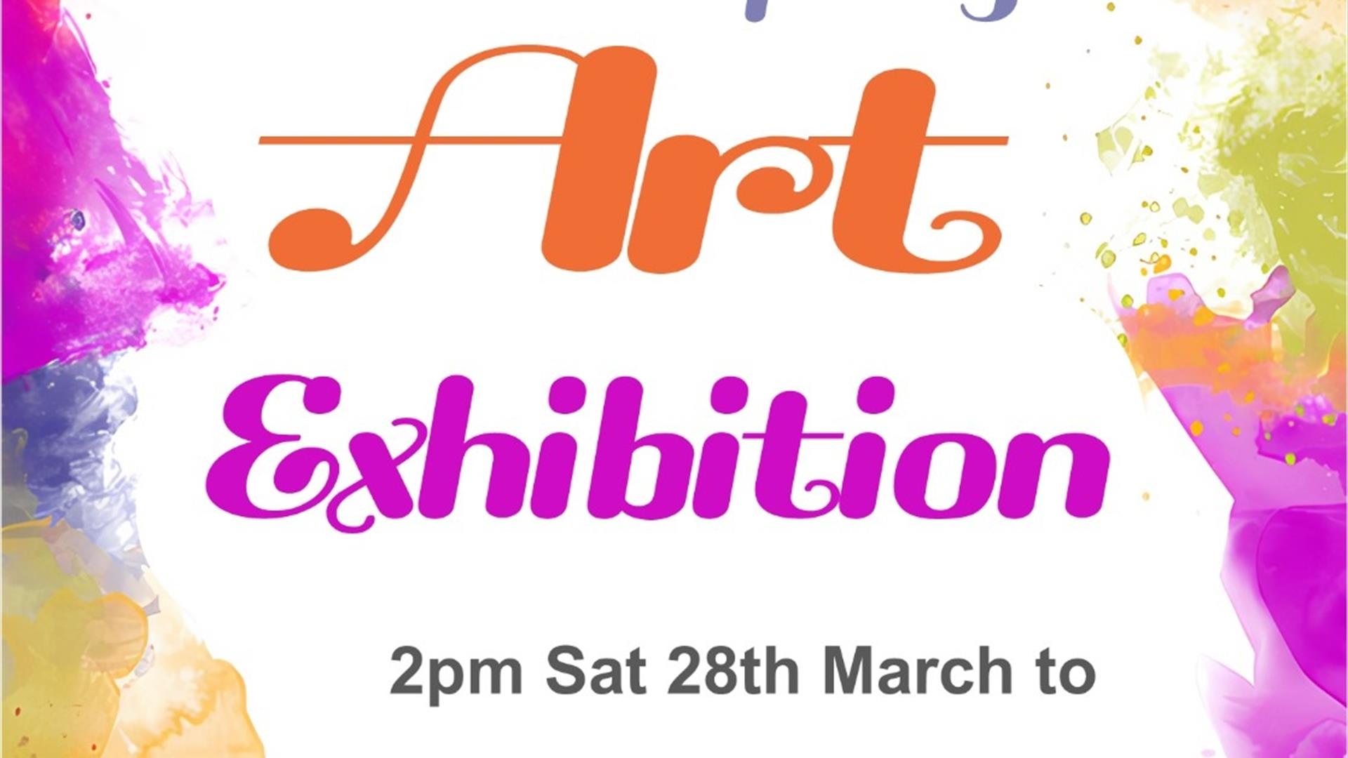 Poster advertising the carrick art club