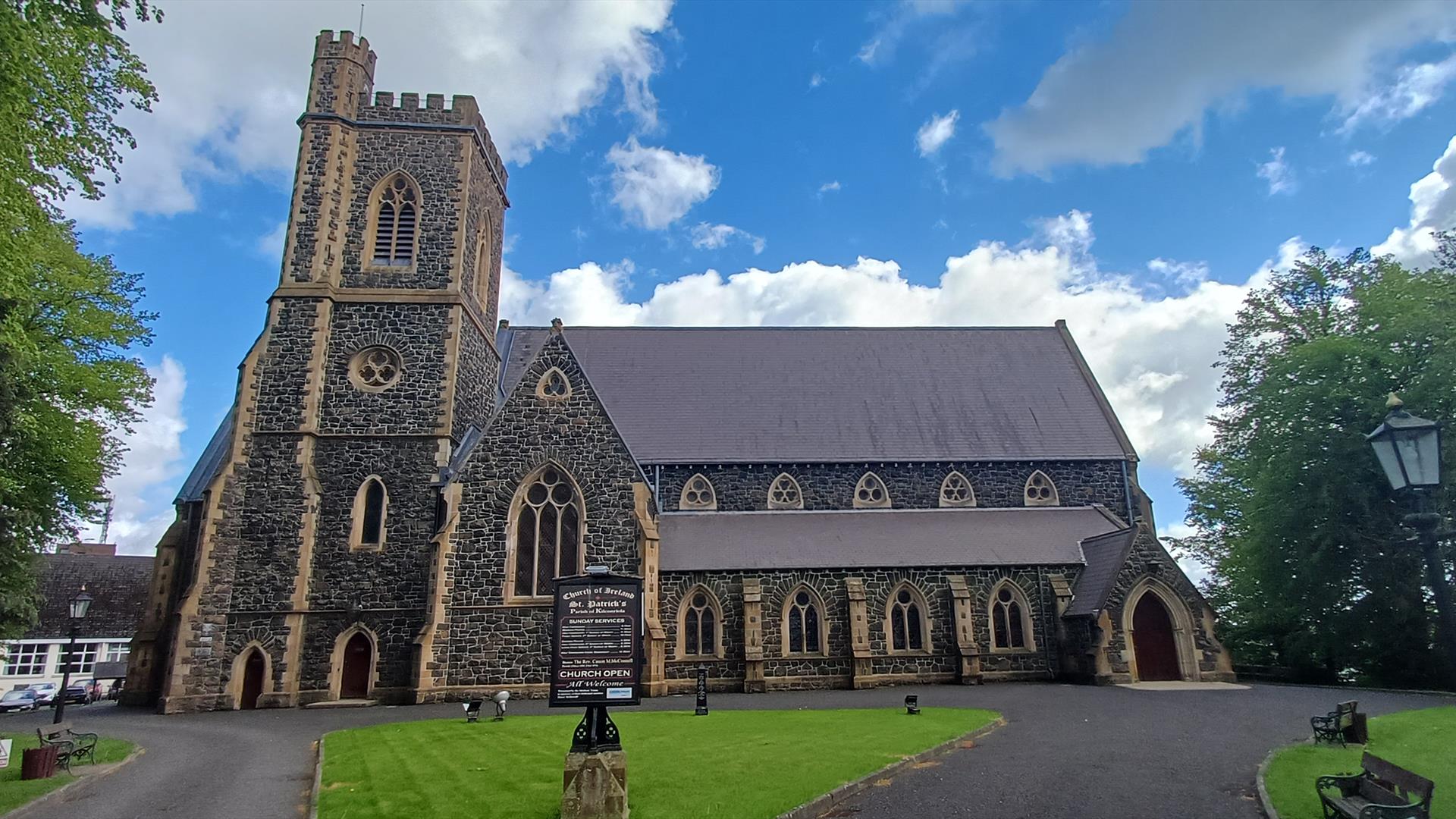 Outside of St Patrick's Church of Ireland