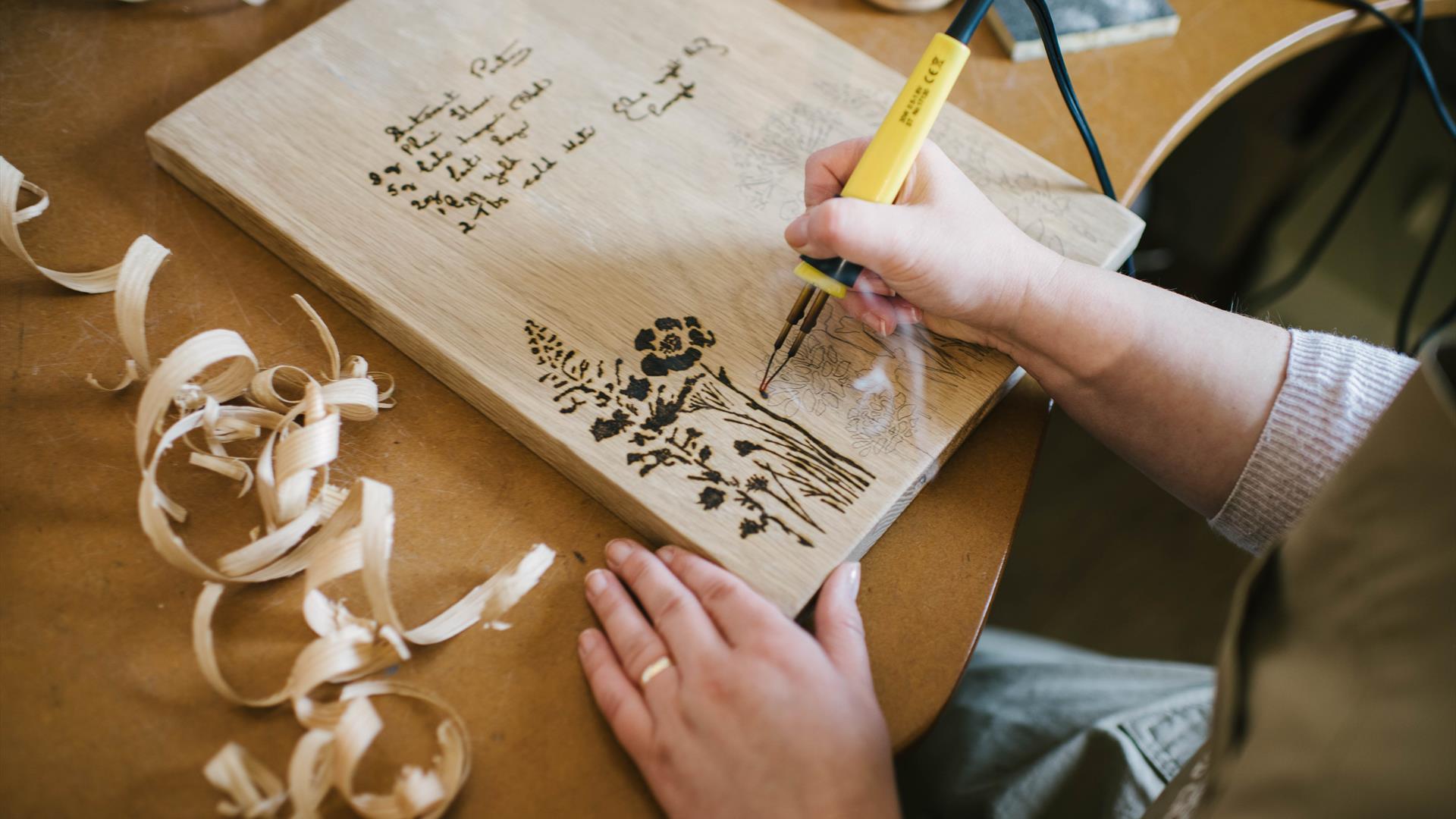 picture of pyrography example