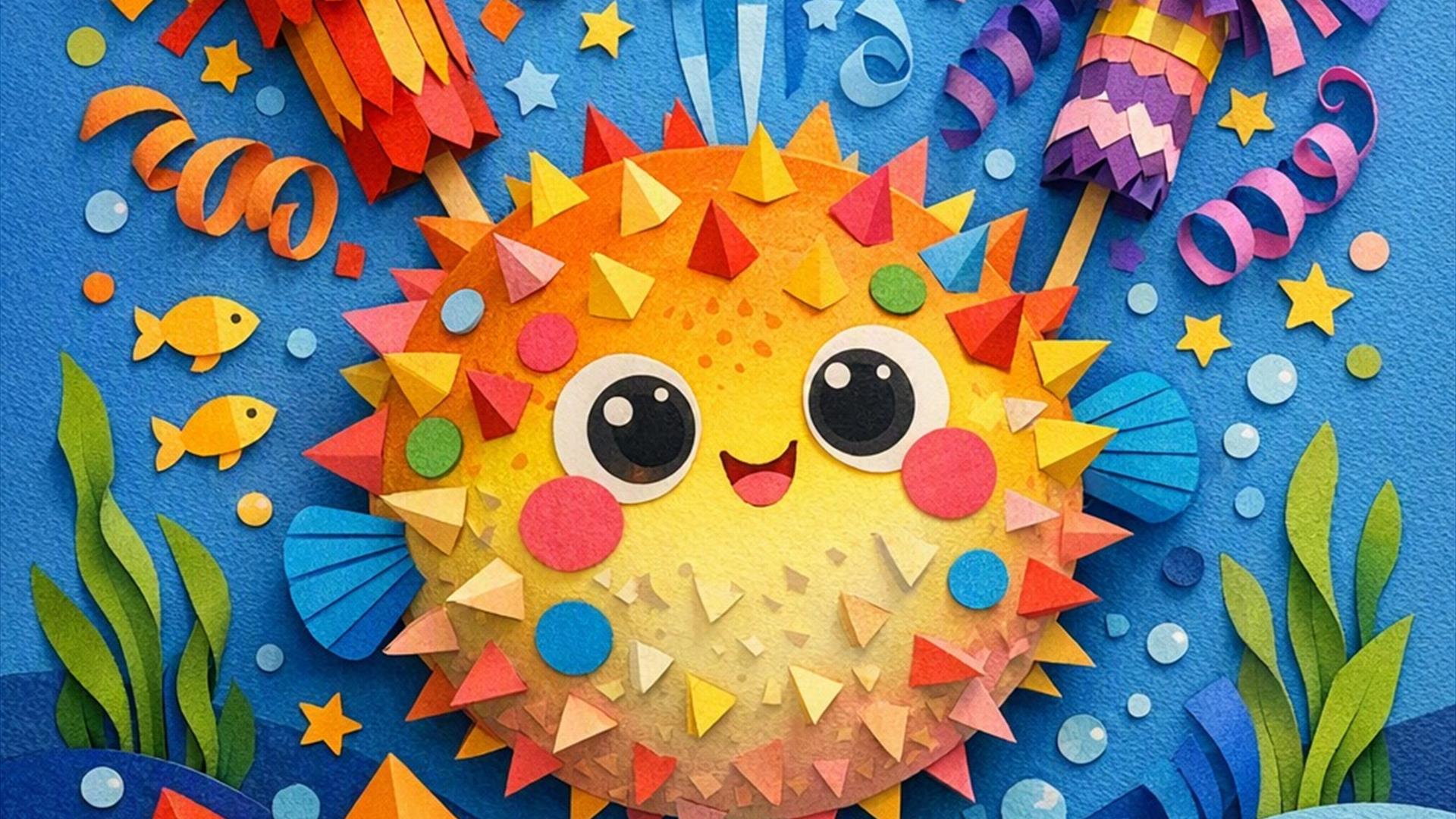 Craft fish and fireworks