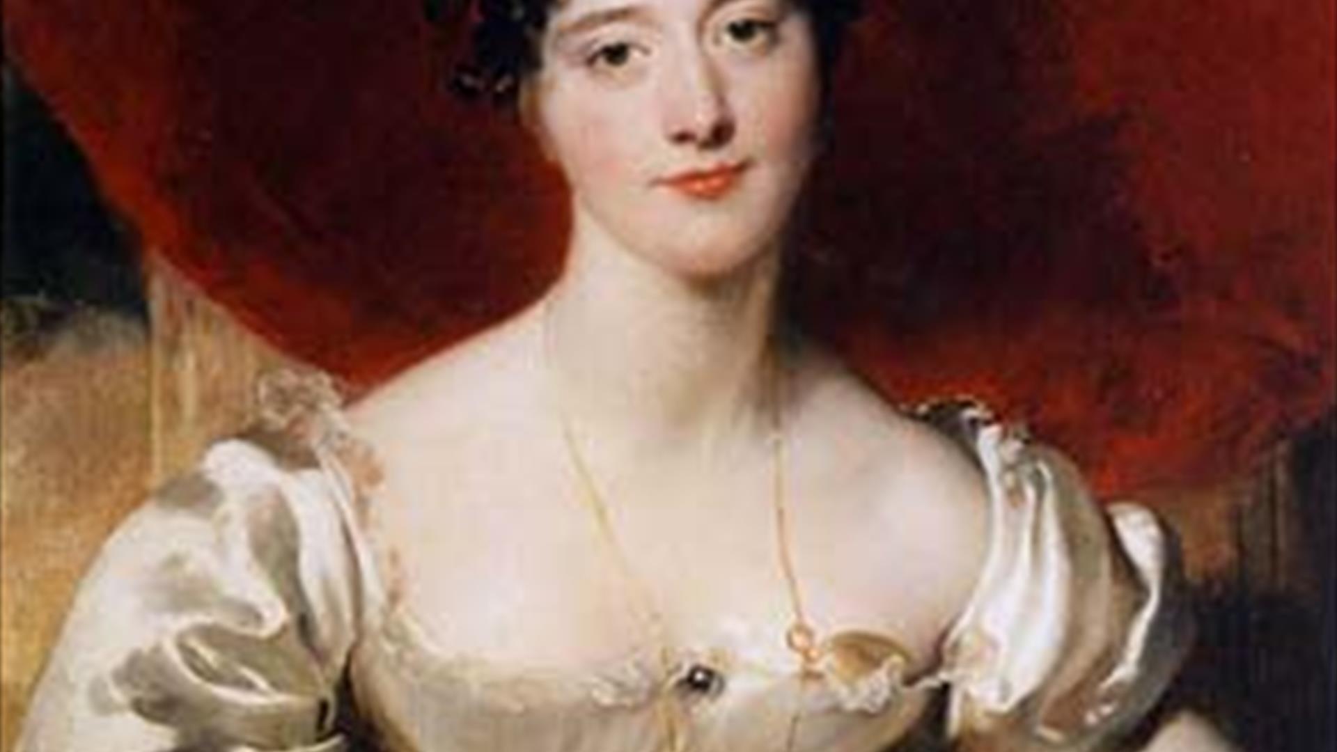 The engagement painting of Lady France Anne Vane-Tempest by Sir Thomas Lawrence, 1818.