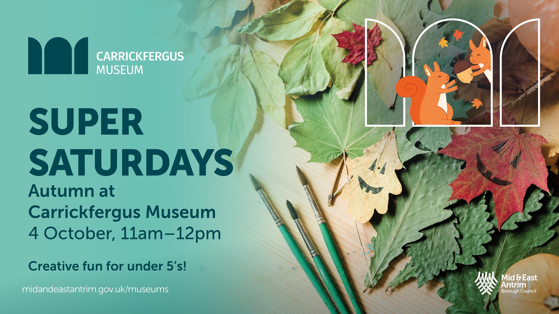 Super Saturdays Autumn at Carrickfergus Museum