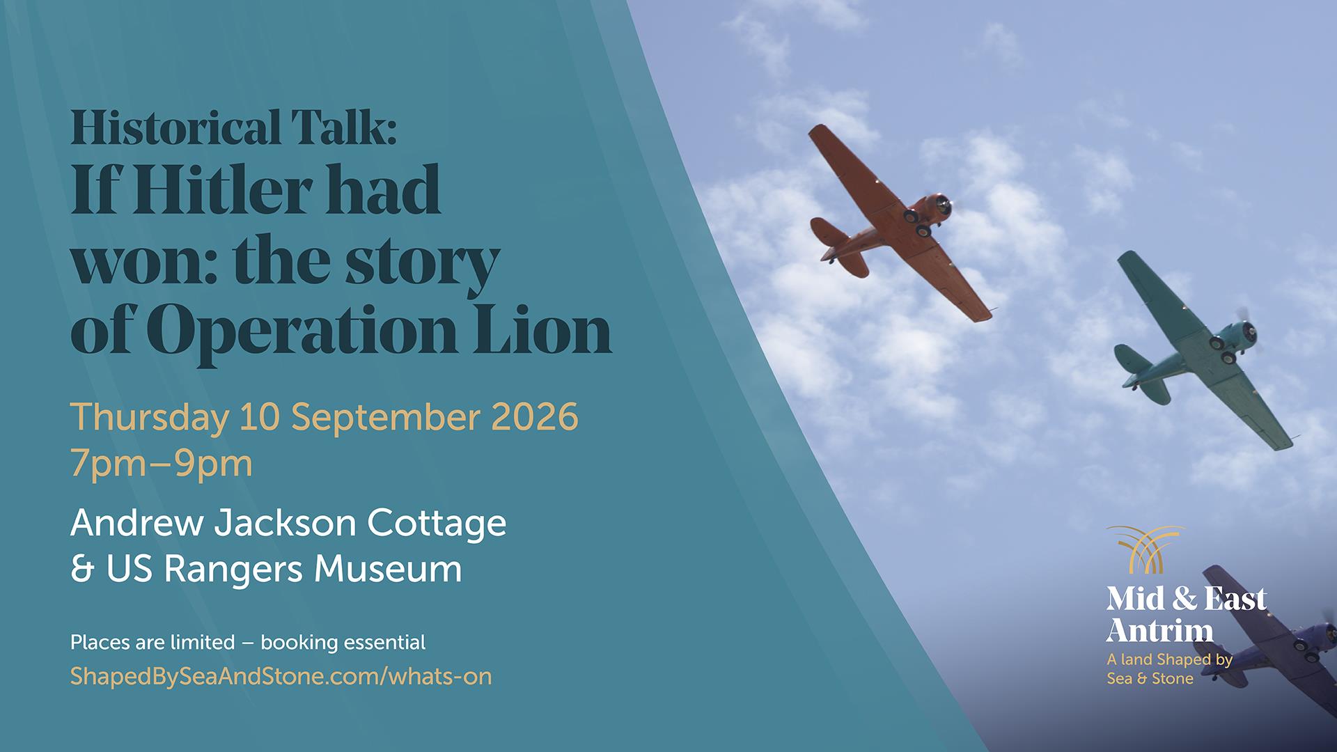 Picture of the sky and old aeroplanes