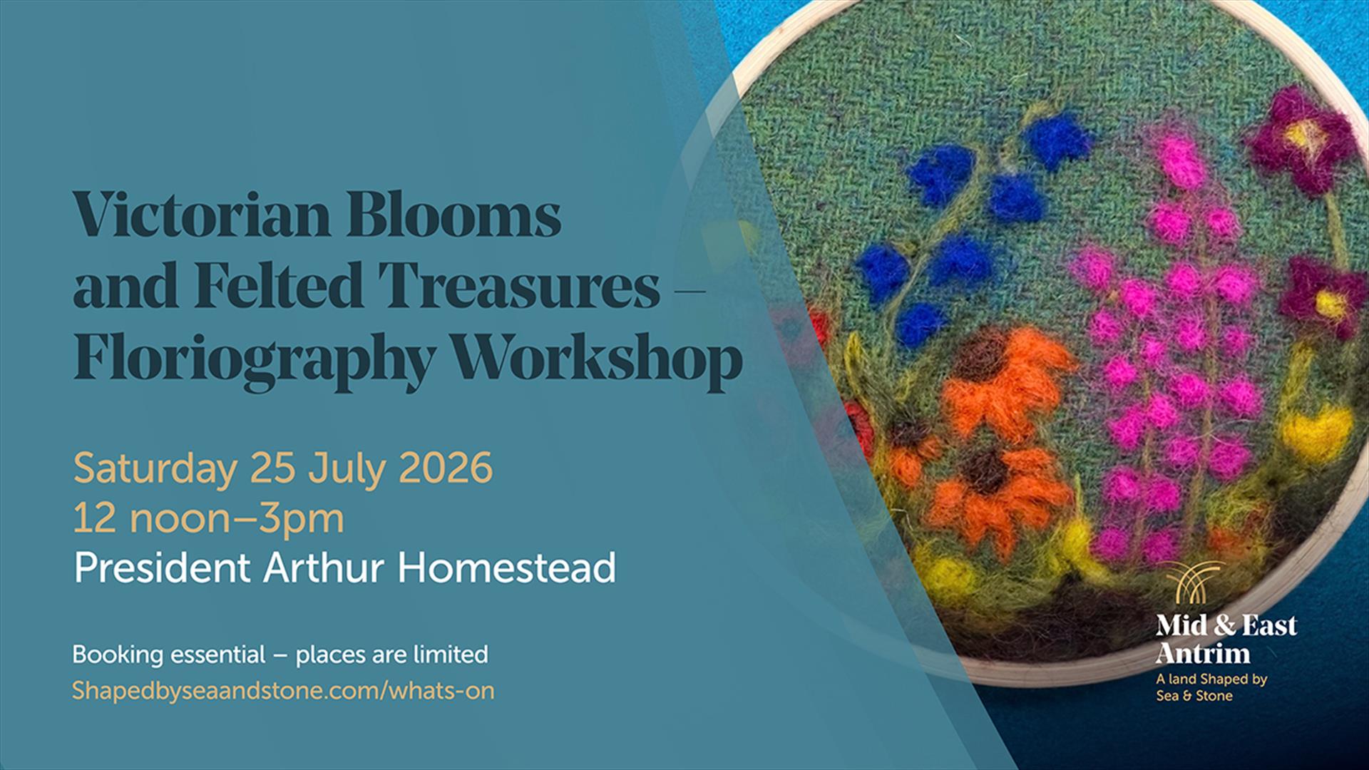 Victorian Blooms & Felted Treasures  Floriography Workshop