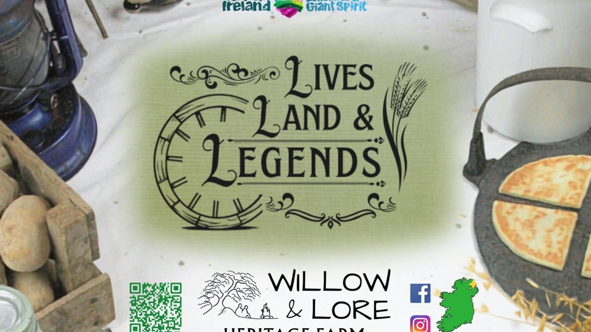 Lives Land and Legends Artwork