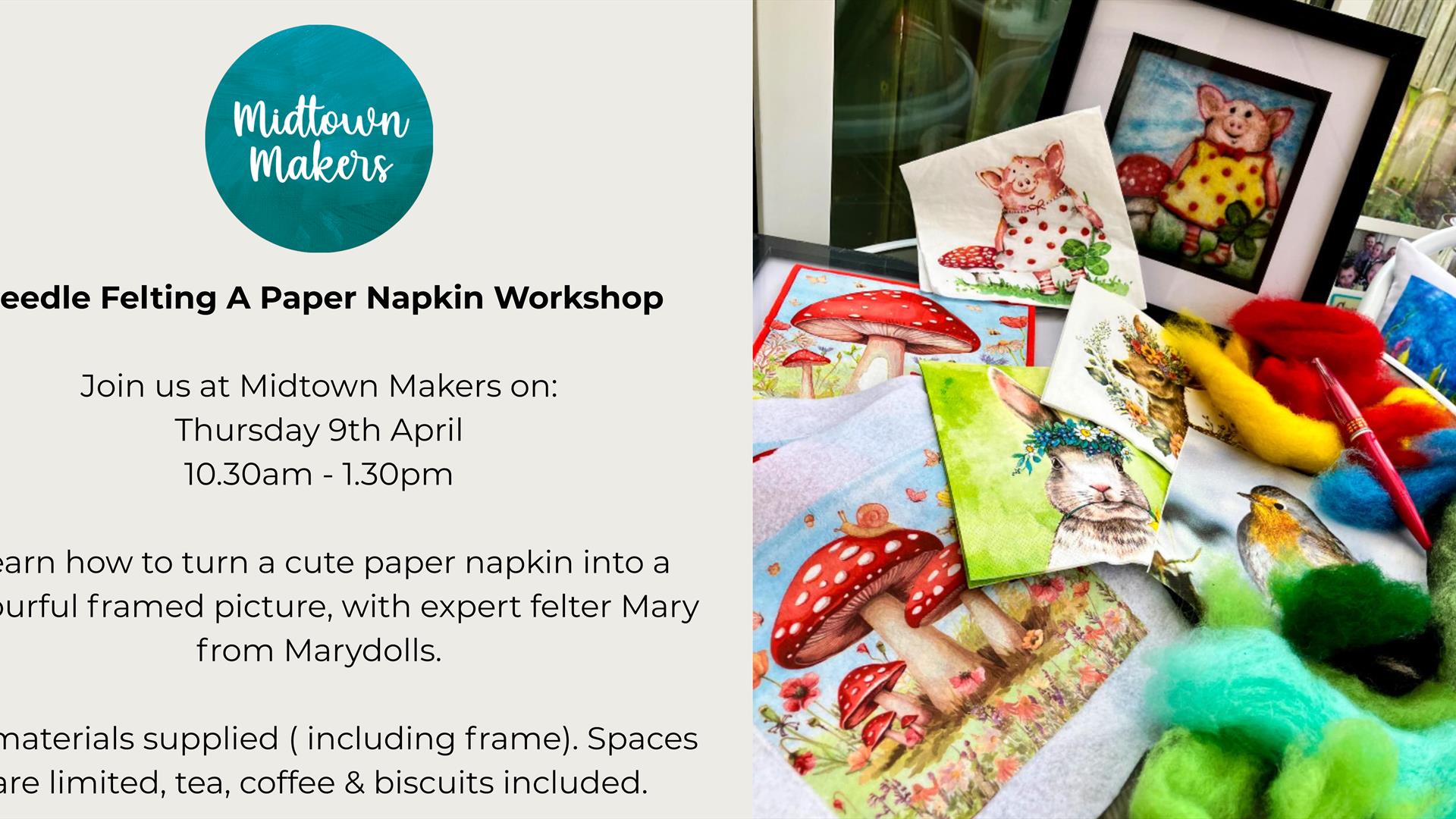 Needle felted rabbits by Marydolls