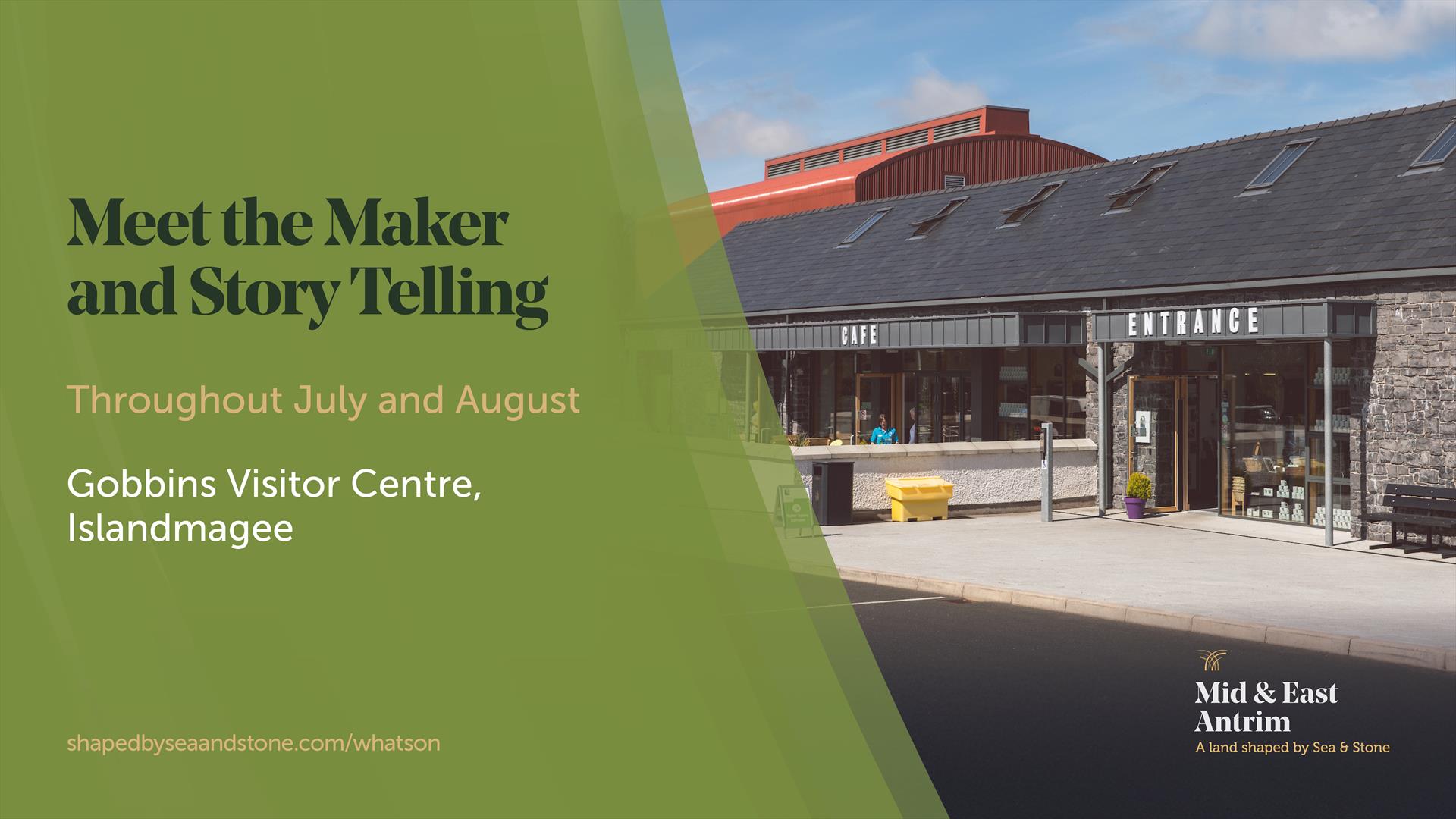 meet the maker and storytelling graphic