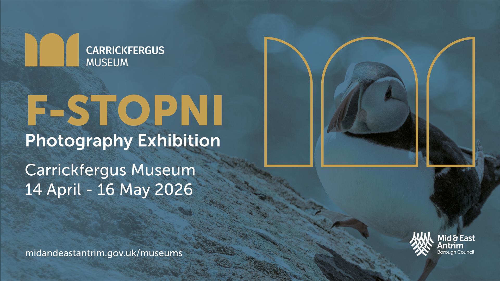 Poster advertising the F stop Event