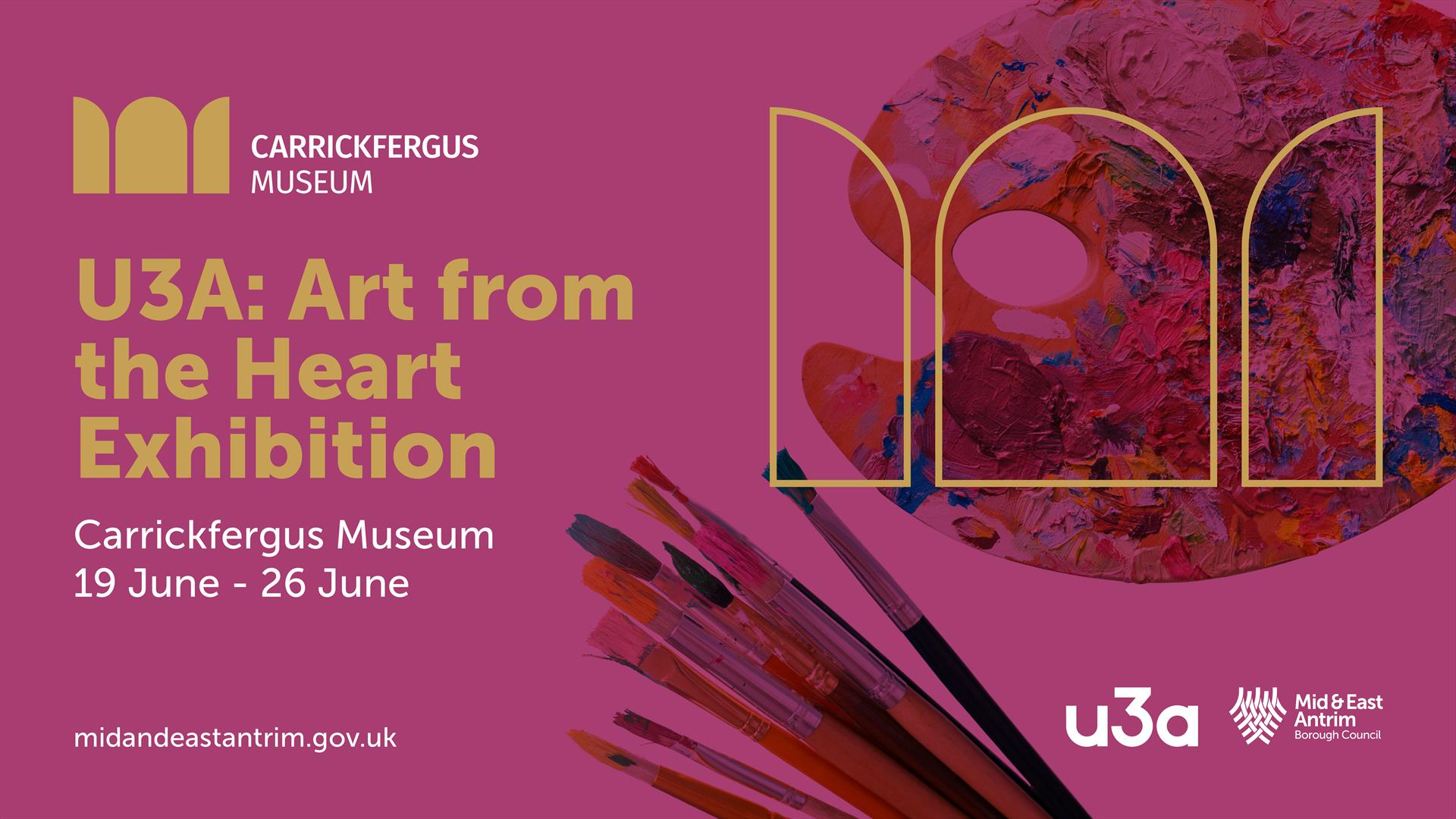 SM poster for U3A art exhibition