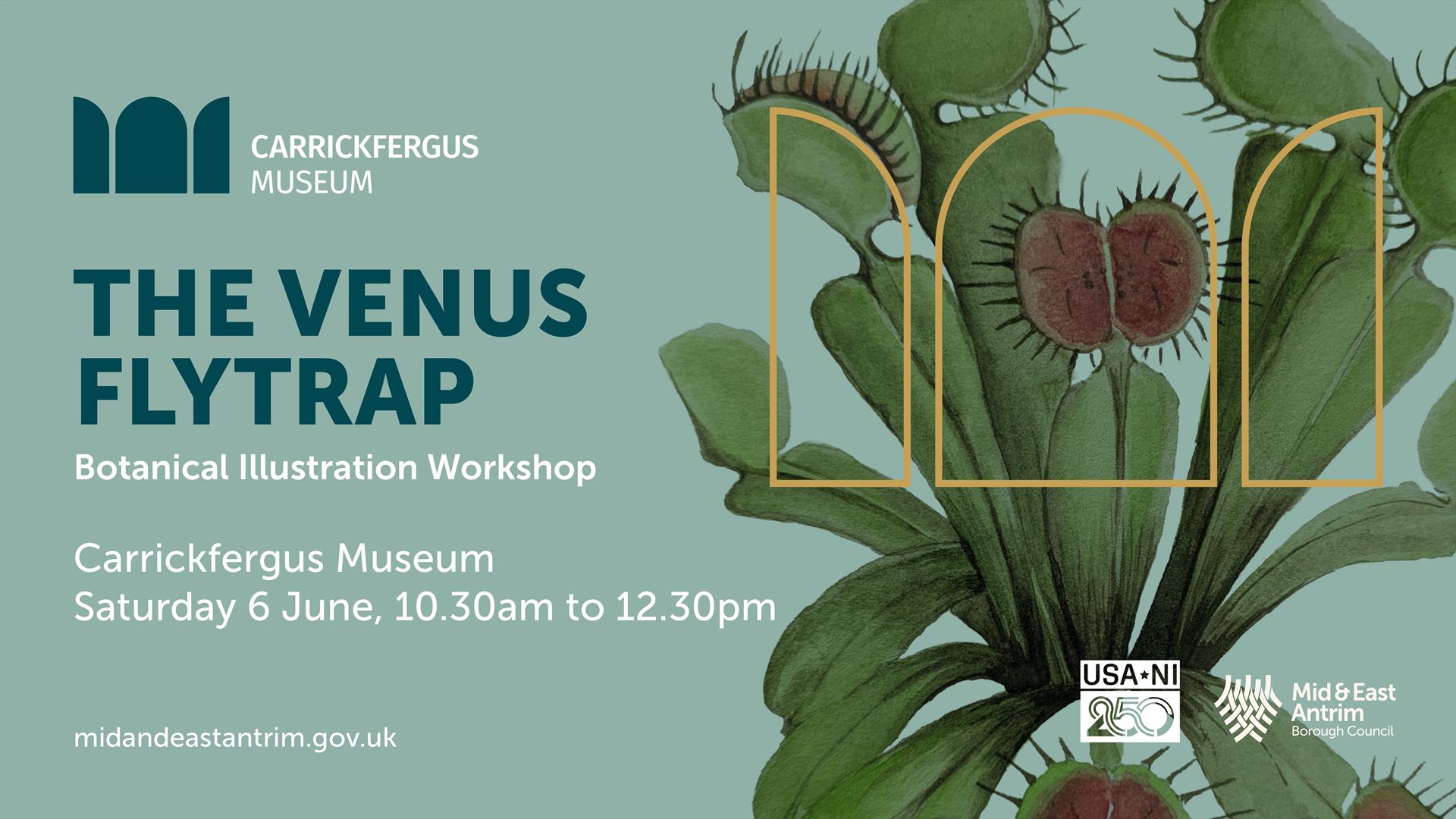 Poster advertising the illustration workshop
