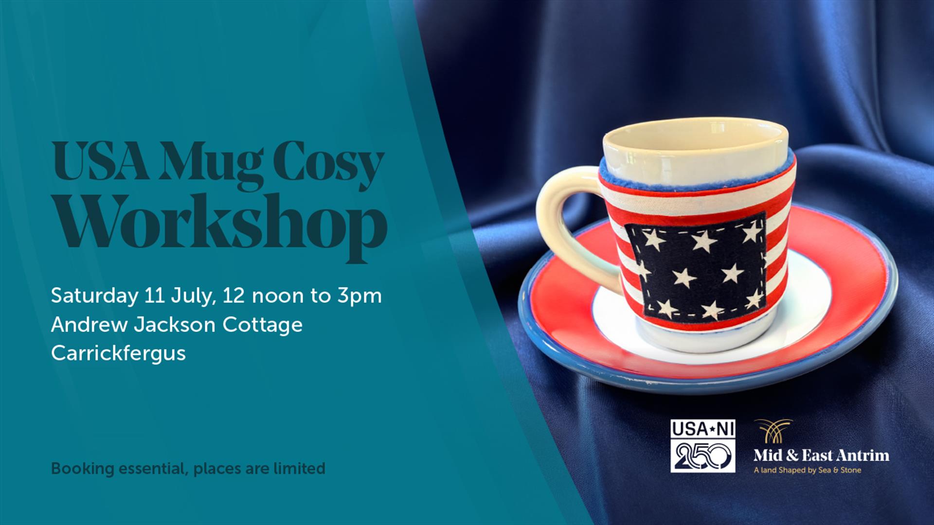 Elizabeth Jackson - Talk and mug cosy Workshop