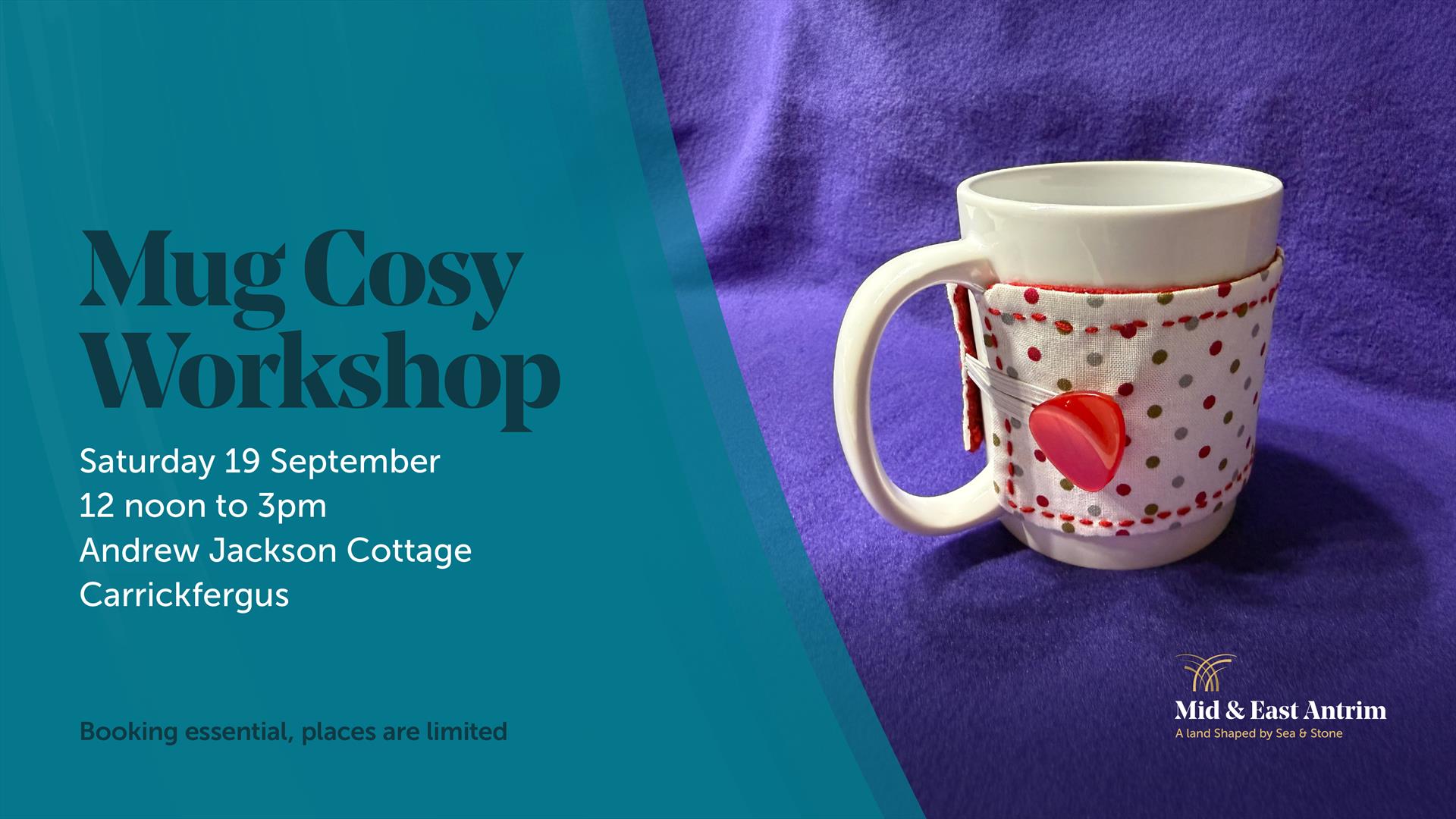 Elizabeth Jackson - Talk and mug cosy Workshop
