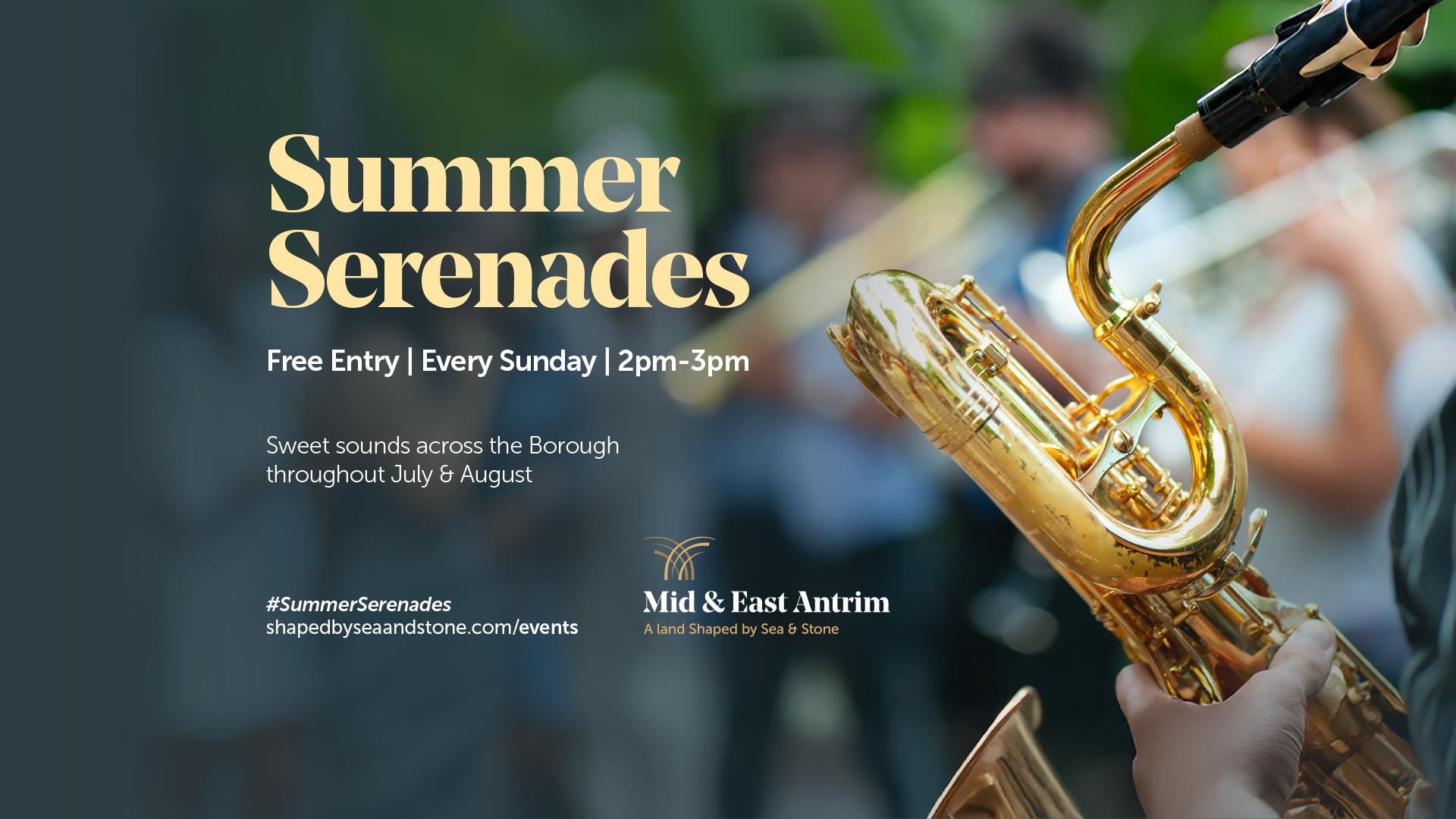 Advert for summer serenades
