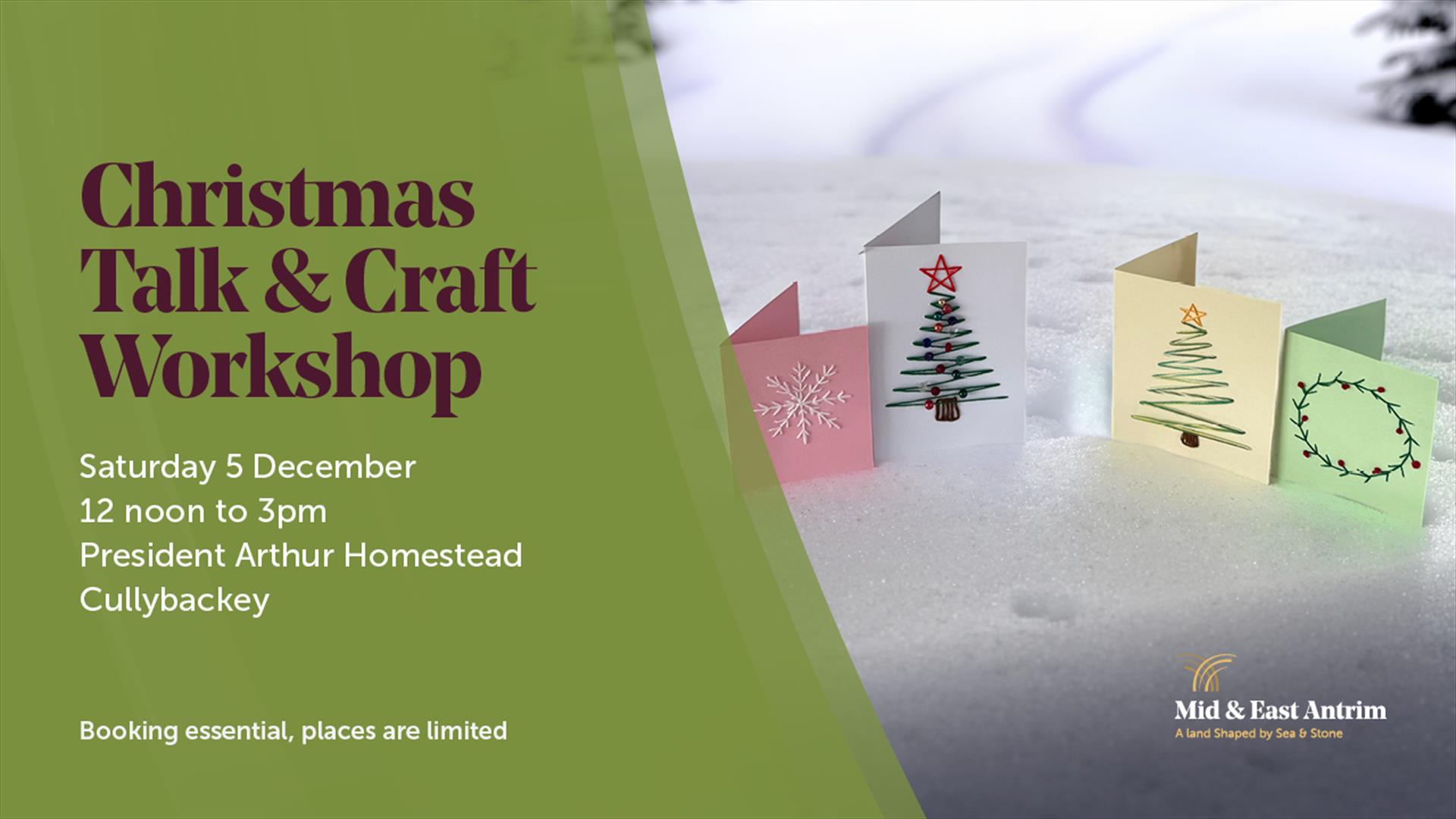 picture of crafts you can make at the workshop and event listing