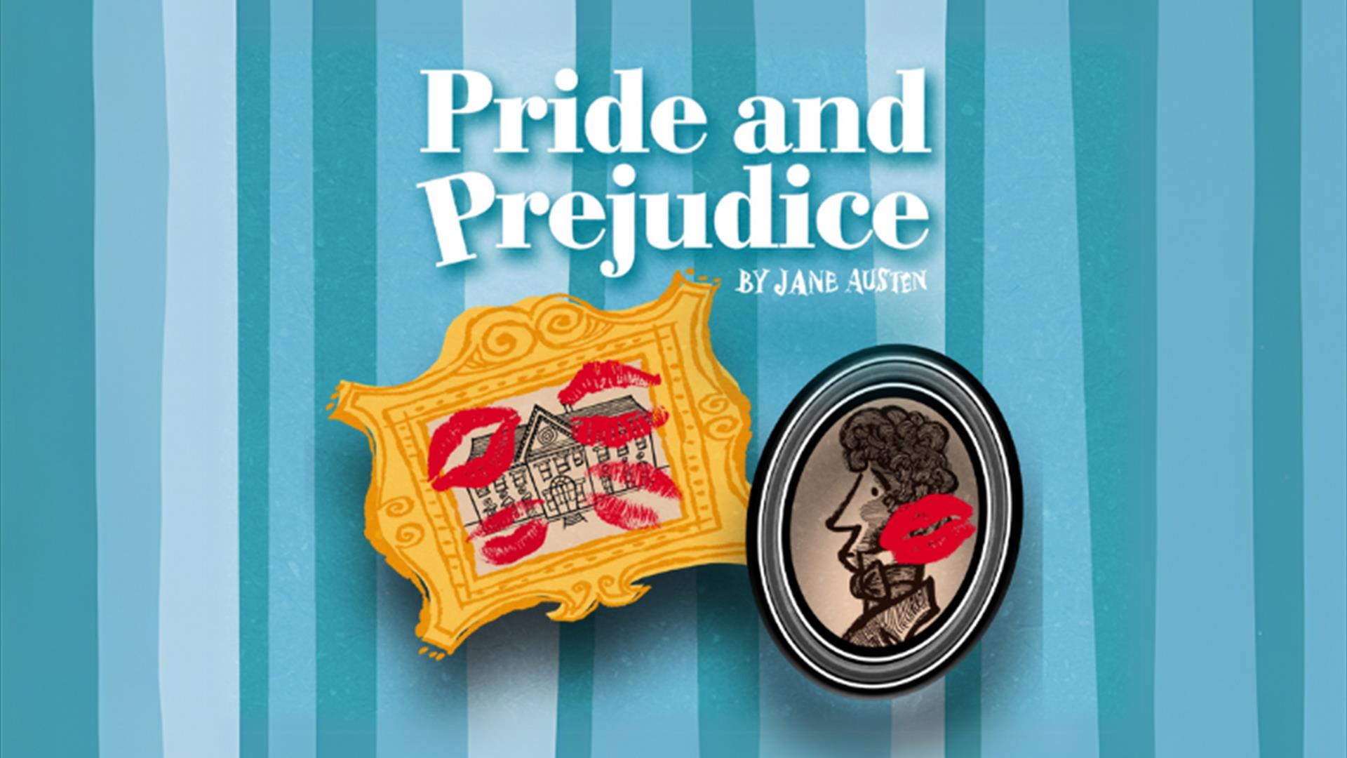 A poster image for Pride & Prejudice outdoor theatre event.