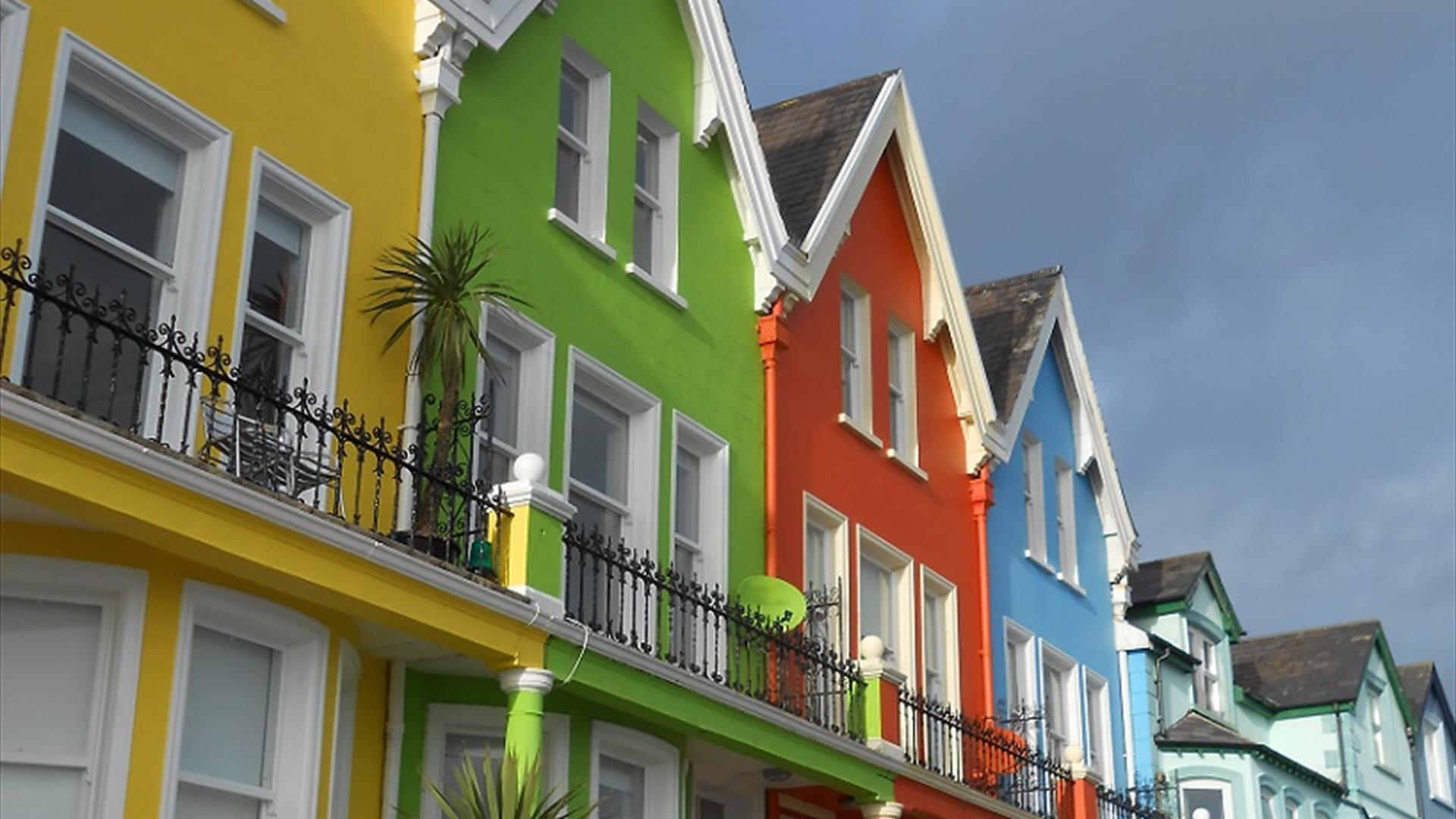 Whitehead seafront houses