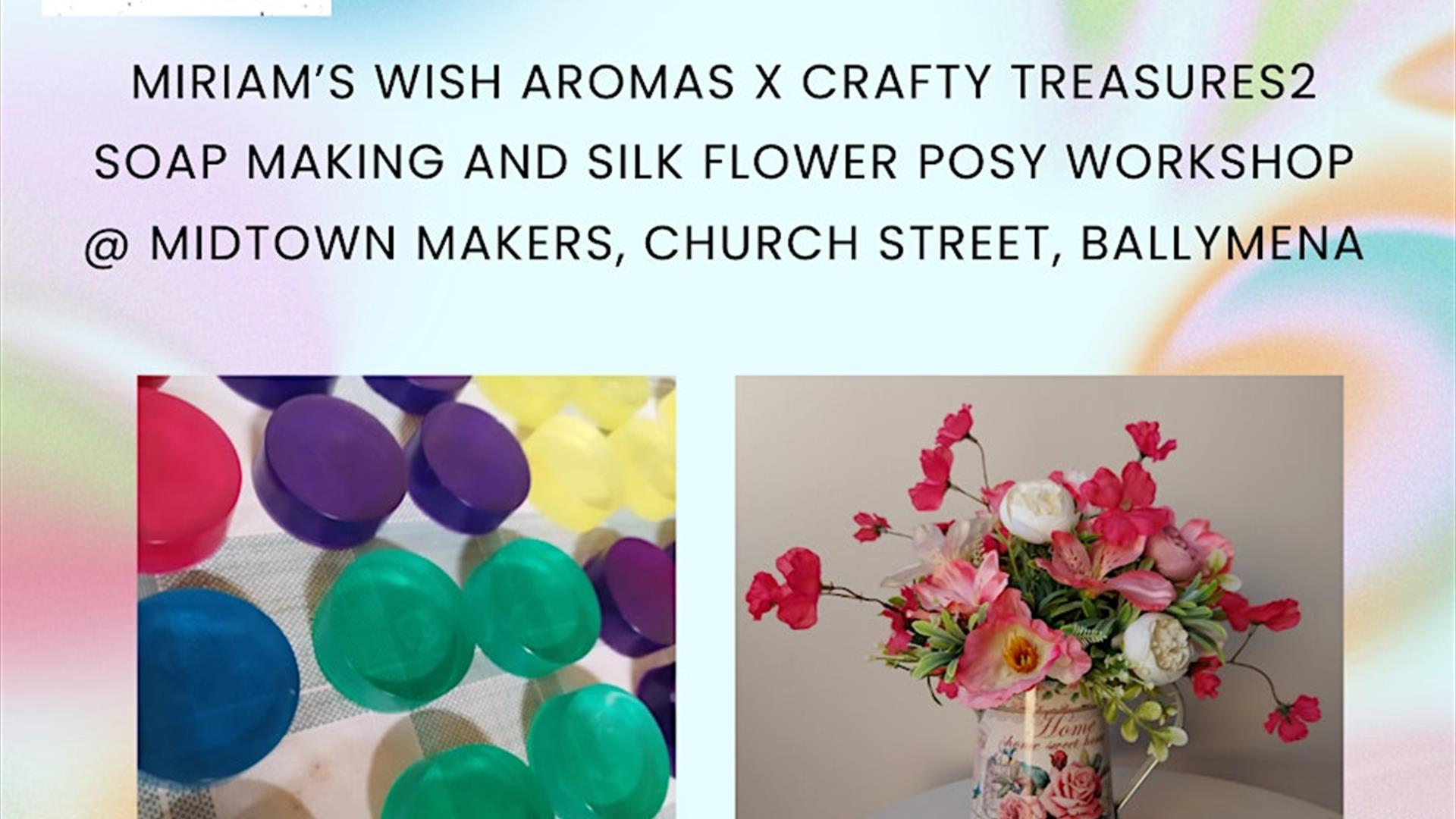 let's get crafty at Midtown Makers poster