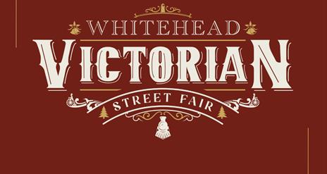 Whitehead Victorian Street Fair logo in a Victorian script font.