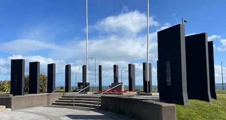 War Memorial Park at Marine Gardens in Carrickfergus