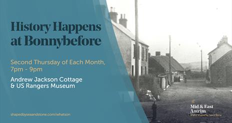 Period image of the area of Bonnybefore in Carrickfergus