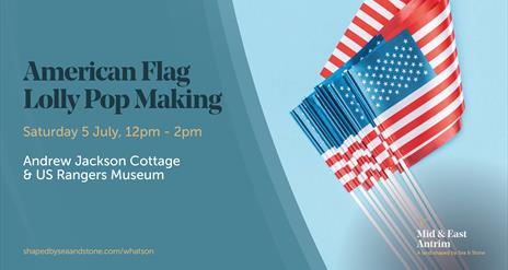 Children's Craft Drop-In: American Flag Lolly Pop Making!