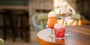 drinks in the garden
