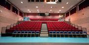 Rows of theatre seating in McNeill Theatre