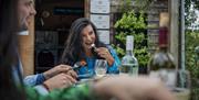 Guests are seen tucking into the freshly prepared meal at the Slemish Supper Club dining experience