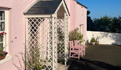 Exterior of the Pink Cottage