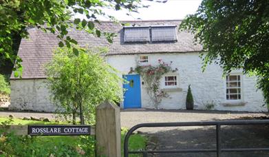 Exterior of Rosslare Cottage in Broughshane