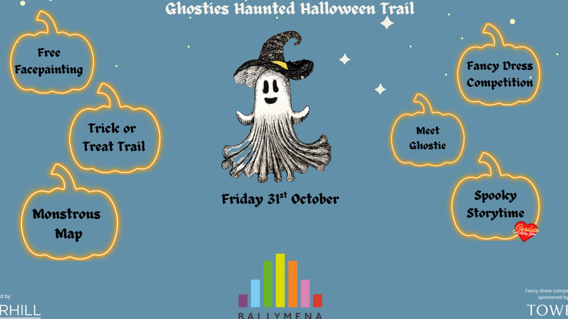 Ghostie’s Spooktacular Halloween Trail & Storytime Ghostie’s Spooktacular Halloween Trail & Storytime