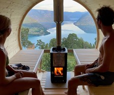 Raaum Gard sauna with a view