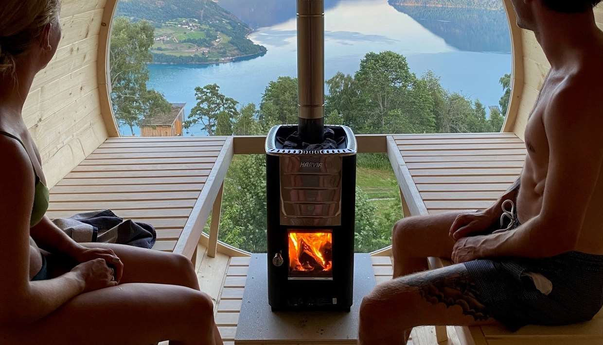 Raaum Gard sauna with a view