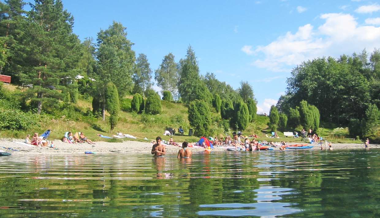 Beach in Høyanger