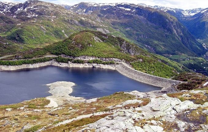 Kraftruta over Bergefjell, Høyanger