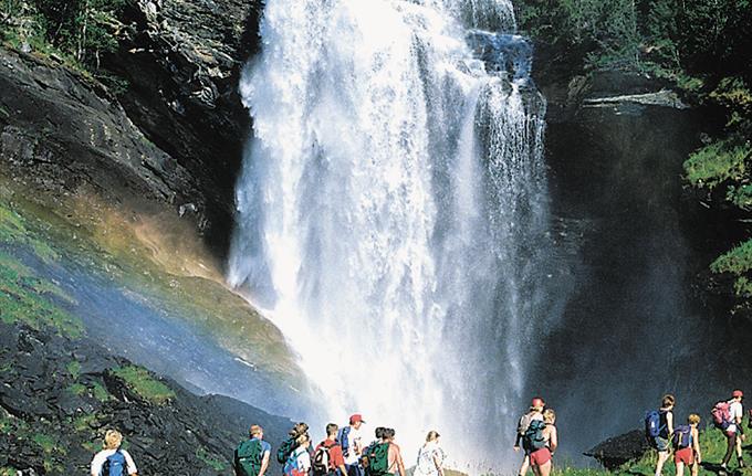 Drivandefossen, Mørkridsdalen